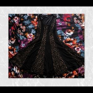 Black & Beige Formal Dress by NINE WEST